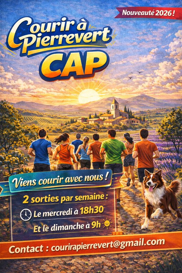 Flyer 2026 Courir à Pierrevert